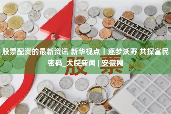股票配资的最新资讯 新华视点｜逐梦沃野 共探富民密码_大皖新闻 | 安徽网